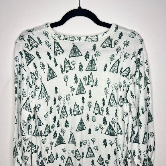 Womans ModCloth Log Cabin Holiday Sweater Size 1X - Picture 8 of 11